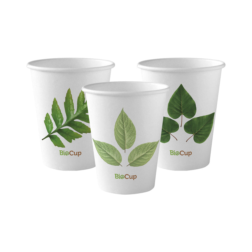Hot Paper Coffee Cups & Lids