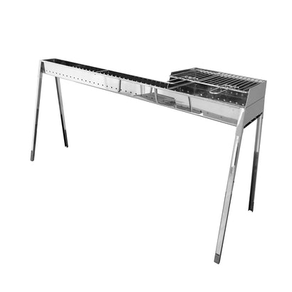 Milano Arrosticini Bbq With 40cm BBQ Kit (Inox)