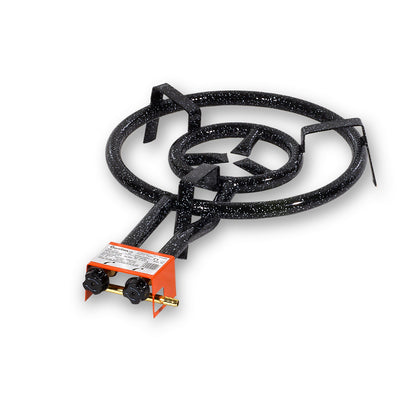Paella Burners - Paella 2 Ring Burner 400mm (with Regulator)
