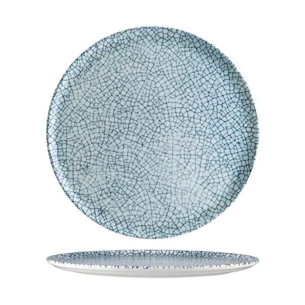 70.120160 Bonna Mito Denim Round Platter 320mm Globe Importers Adelaide Hospitality Supplies