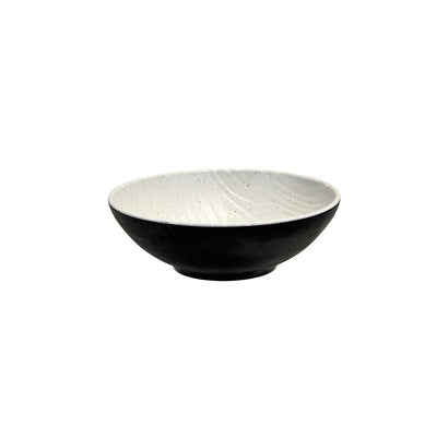 Cheforward Round Bowl Stone Natural / Black 254mm / 2350ml (12/ctn)