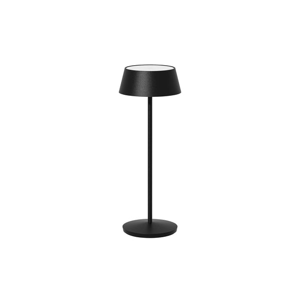 Lampa Saturn Matt Black LED Cordless Lamp 110x300mm