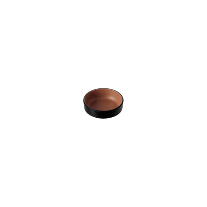 COU COU Melamine Dual Colour Brown & Black Stackable Sauce Dish 58mm