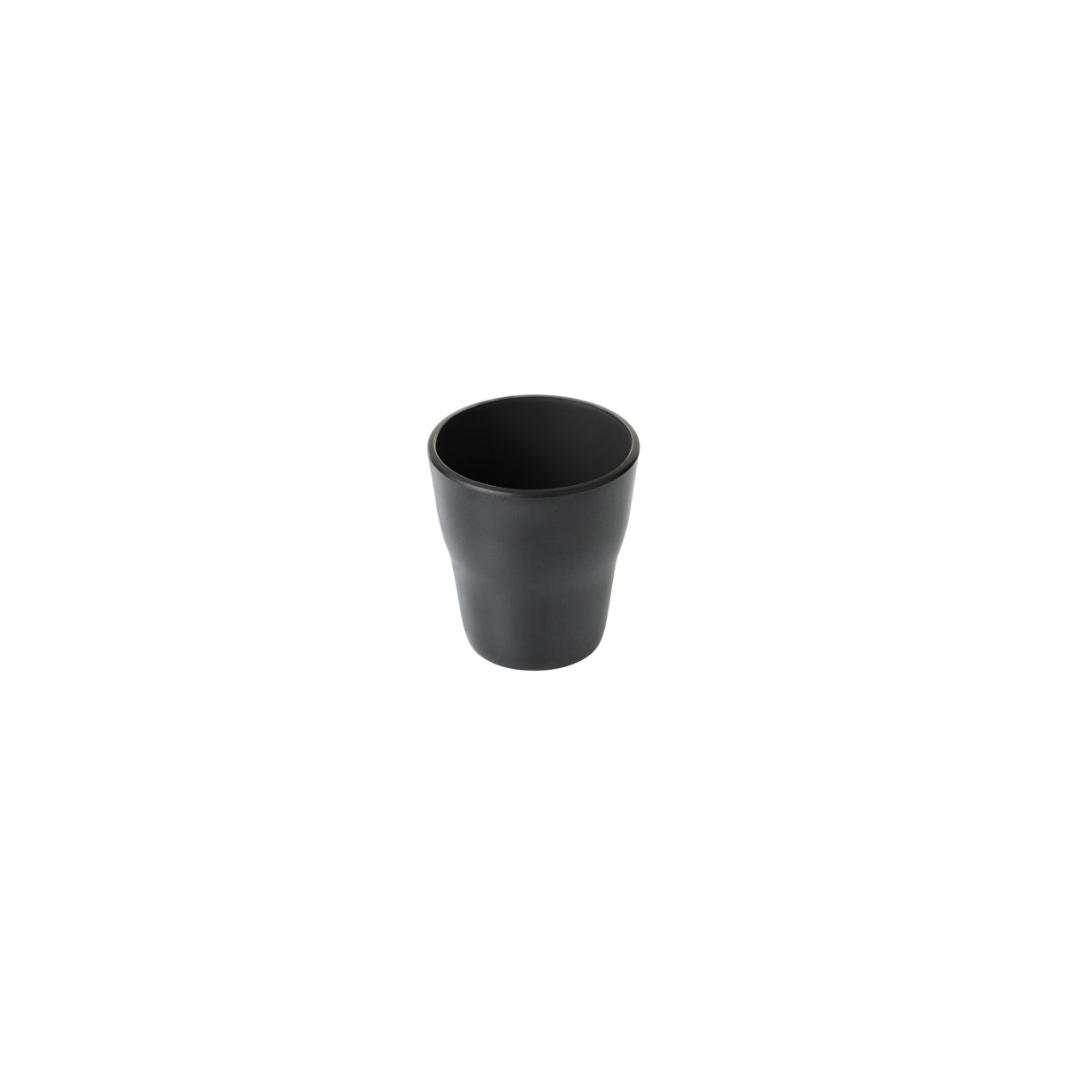 72.828161.BK COU COU Melamine Dual Colour Black & Black Tumbler 150ml Globe Importers Adelaide Hospitality Supplies