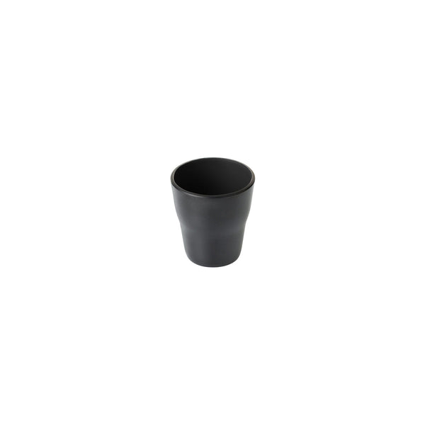 72.828161.BK COU COU Melamine Dual Colour Black & Black Tumbler 150ml Globe Importers Adelaide Hospitality Supplies