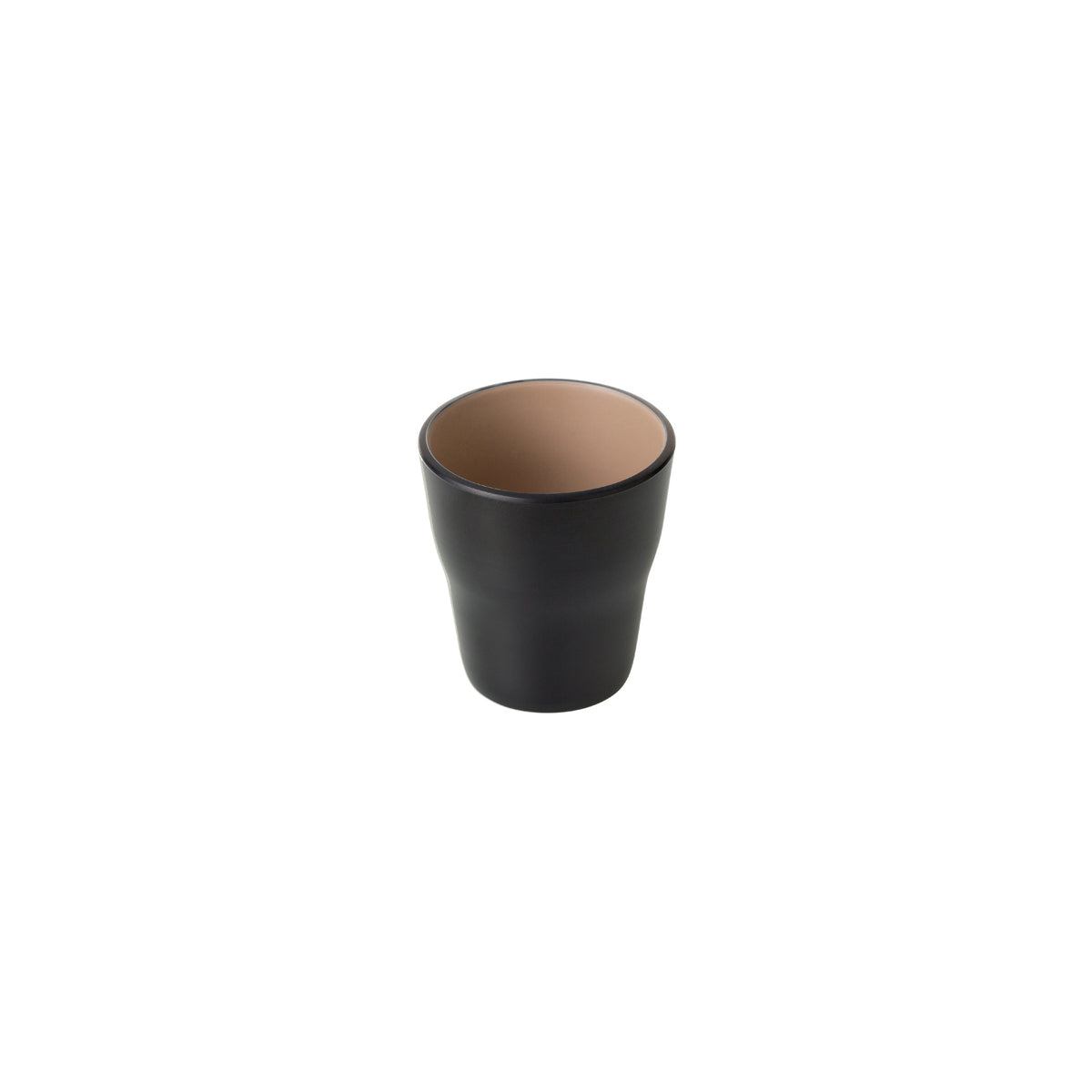 72.828162.BE COU COU Melamine Dual Colour Beige & Black Tumbler 260ml Globe Importers Adelaide Hospitality Supplies