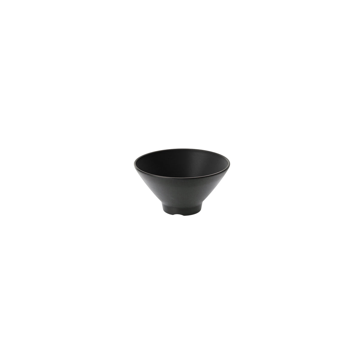 72.828402.BK COU COU Melamine Dual Colour Black & Black V-Shape Bowl 150mm/550ml Globe Importers Adelaide Hospitality Supplies