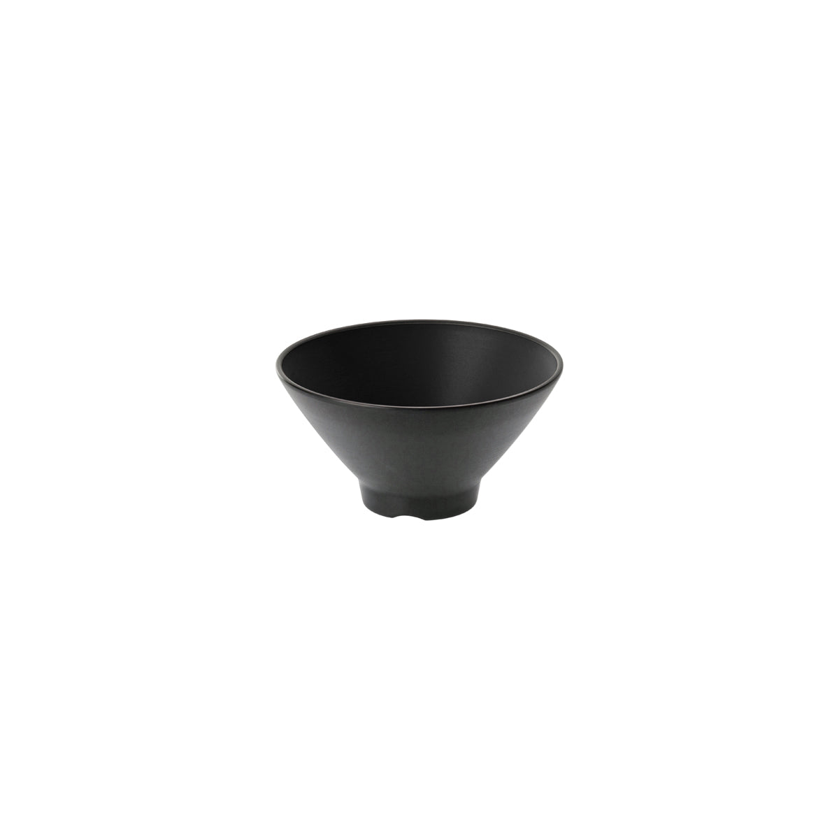 72.828403.BK COU COU Melamine Dual Colour Black & Black V-Shape Bowl 178mm/920ml Globe Importers Adelaide Hospitality Supplies