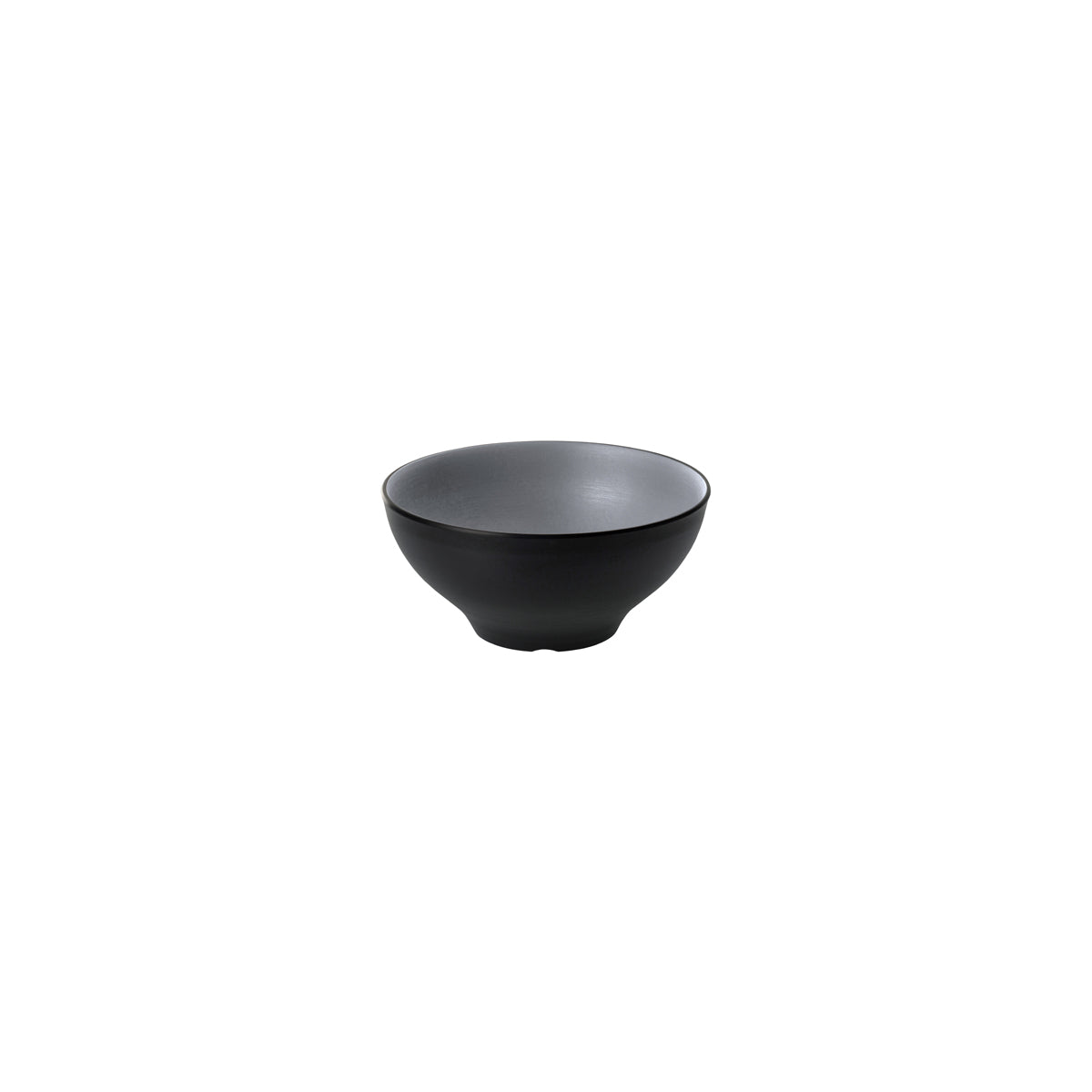 72.828412.G COU COU Melamine Dual Colour Grey & Black Noodle Bowl 150mm/680ml Globe Importers Adelaide Hospitality Supplies