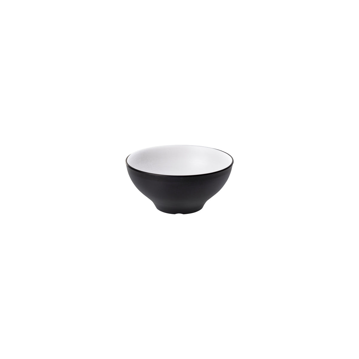 72.828412.W COU COU Melamine Dual Colour White & Black Noodle Bowl 150mm/680ml Globe Importers Adelaide Hospitality Supplies