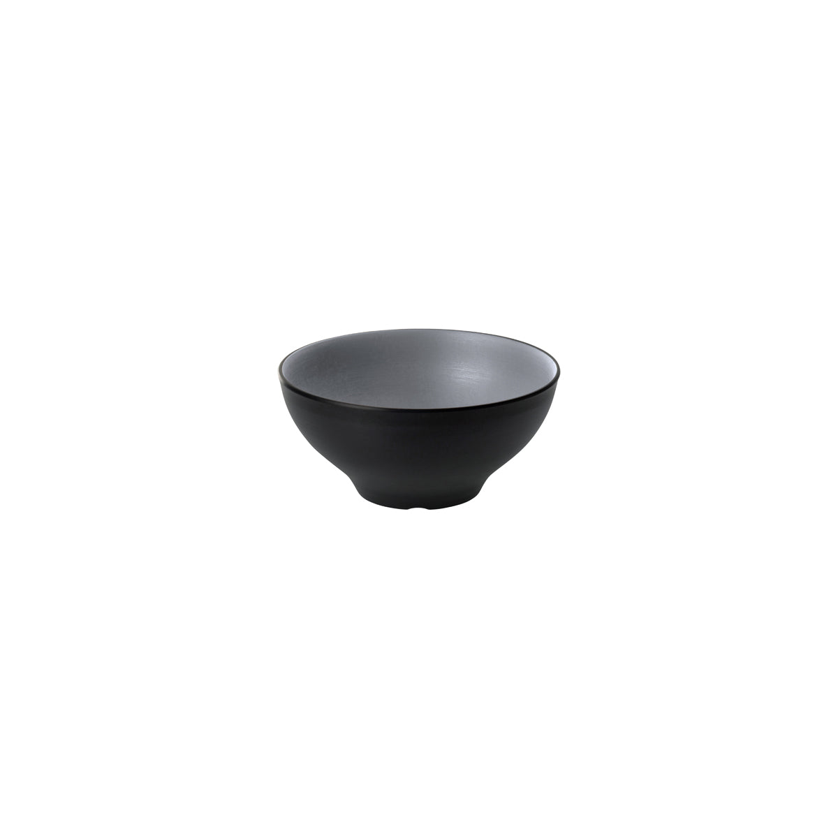 72.828413.G COU COU Melamine Dual Colour Grey & Black Noodle Bowl 165mm/900ml Globe Importers Adelaide Hospitality Supplies