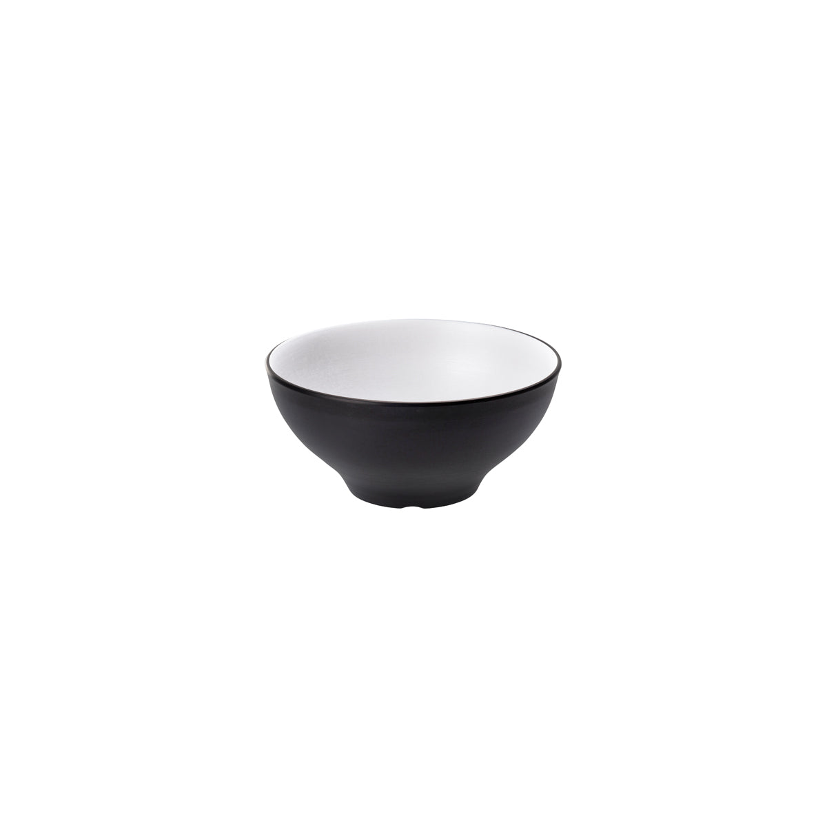 72.828414.W COU COU Melamine Dual Colour White & Black Noodle Bowl 190mm/1.28lt Globe Importers Adelaide Hospitality Supplies