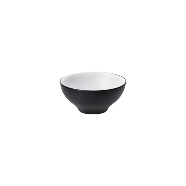 72.828414.W COU COU Melamine Dual Colour White & Black Noodle Bowl 190mm/1.28lt Globe Importers Adelaide Hospitality Supplies