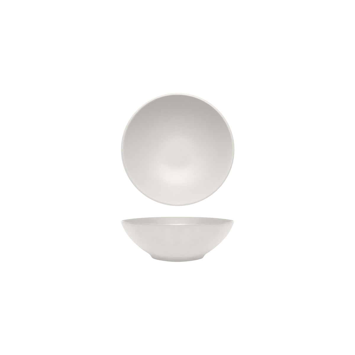 72.828421.AW COU COU Melamine Dual Colour White & White Round Bowl 160mm/560ml Globe Importers Adelaide Hospitality Supplies