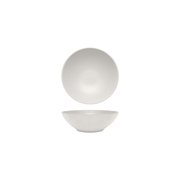 72.828421.AW COU COU Melamine Dual Colour White & White Round Bowl 160mm/560ml Globe Importers Adelaide Hospitality Supplies