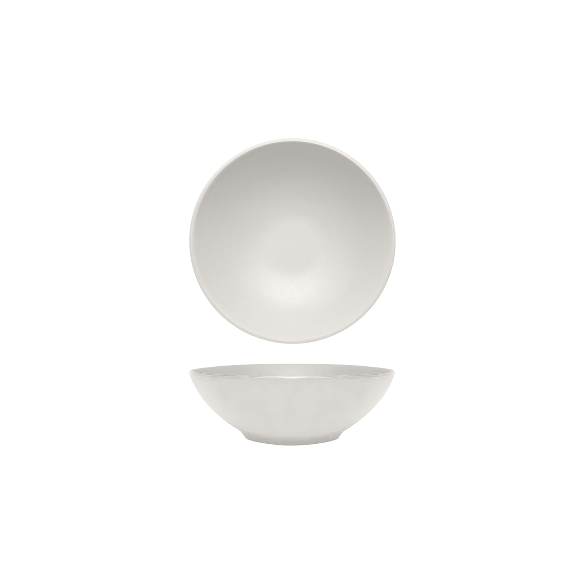 72.828422.AW COU COU Melamine Dual Colour White & White Round Bowl 187mm/800ml Globe Importers Adelaide Hospitality Supplies