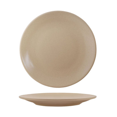 Zuma Sand Round Coupe Plate 260mm (18/ctn)