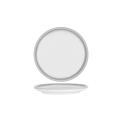 Tablekraft Bistro Frosted Steel Round Coupe Plate 245mm (16/ctn)