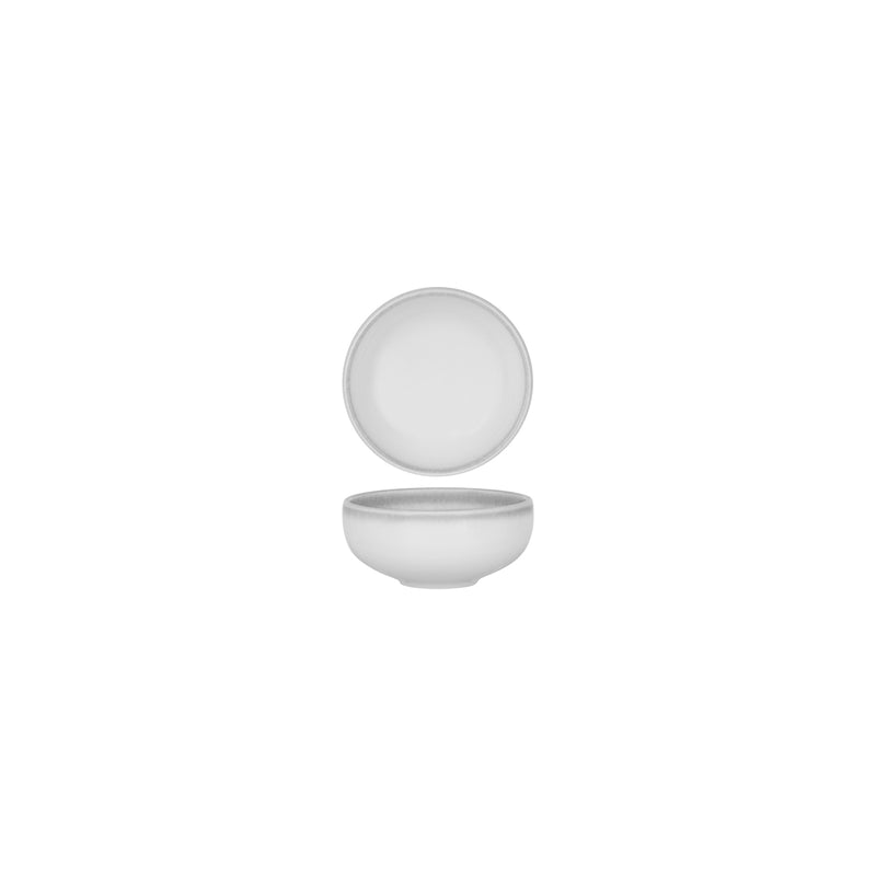 903037 Tablekraft Bistro Frosted Steel Round Deep Flared Bowl 116mm / 270ml Globe Importers Adelaide Hospitality Supplies