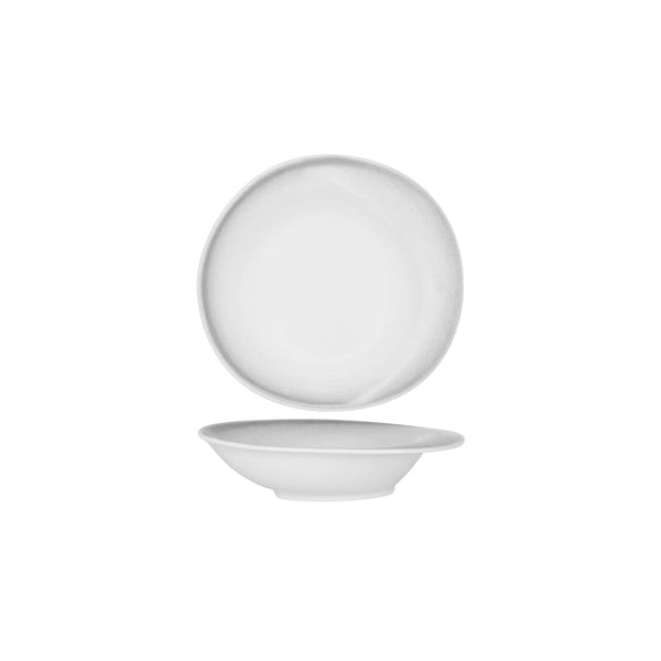 903058 Tablekraft Bistro Frosted Steel Organic Deep Bowl 238mm / 650ml Globe Importers Adelaide Hospitality Supplies