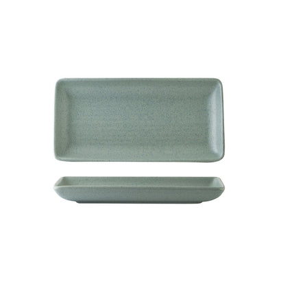 Zuma Mint Rectangular Ribbed Platter 220x100mm (36/ctn)
