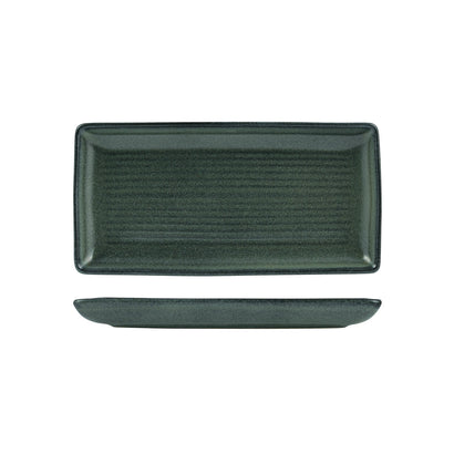 Zuma Forest Rectangular Ribbed Platter 250x125mm (24/ctn)