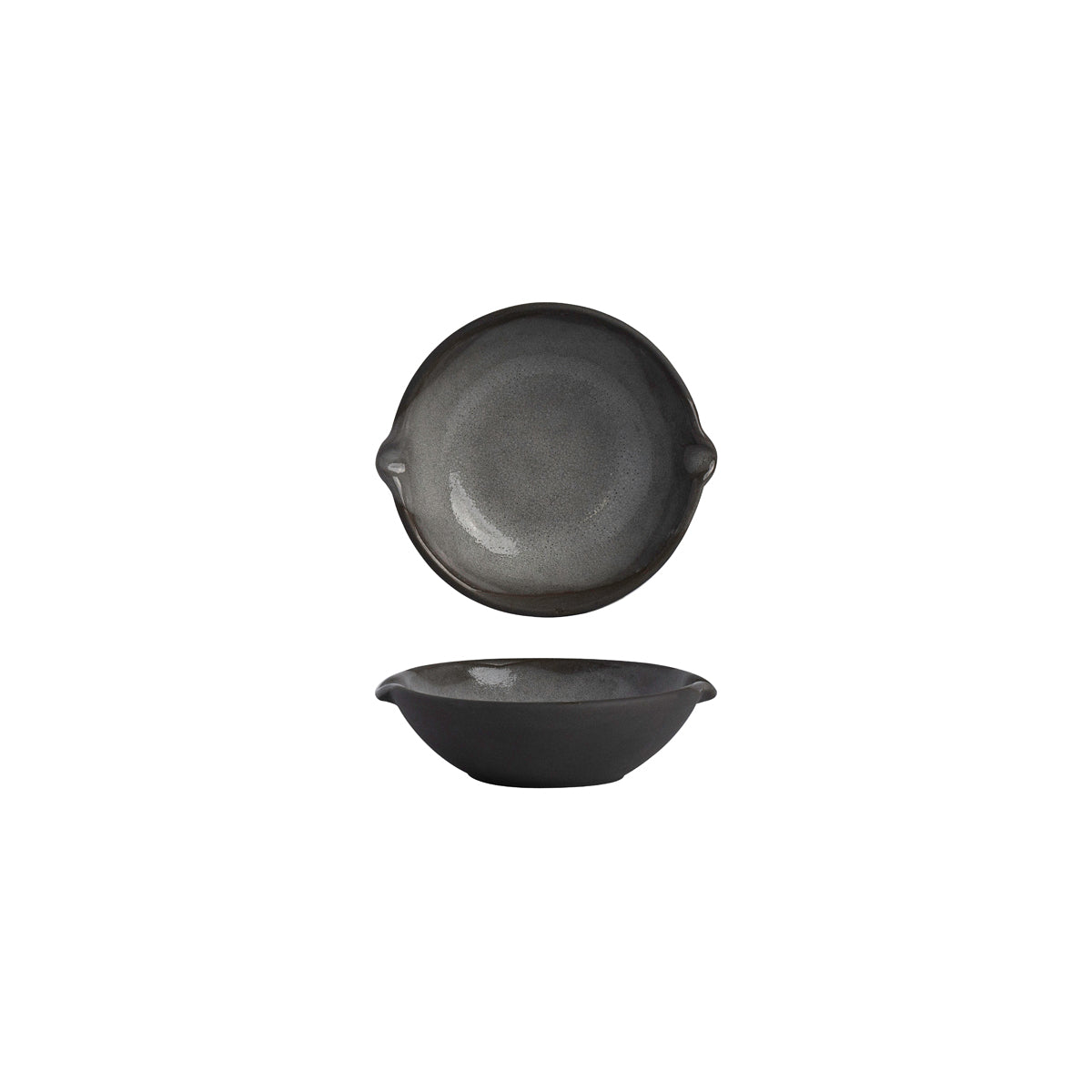 POTTR Gembrook Grey Dish with Double Spout 177x160x31mm / 280ml