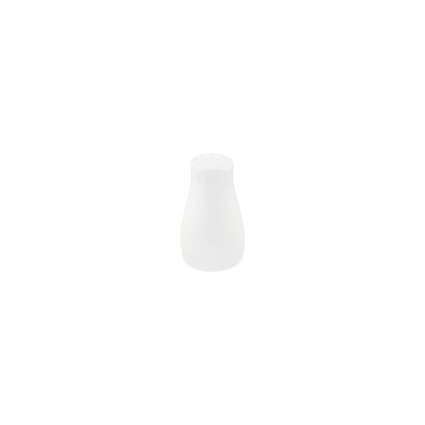 92052 Tablekraft Core White Curve Salt Shaker 50x80mm Globe Importers Adelaide Hospitality Supplies