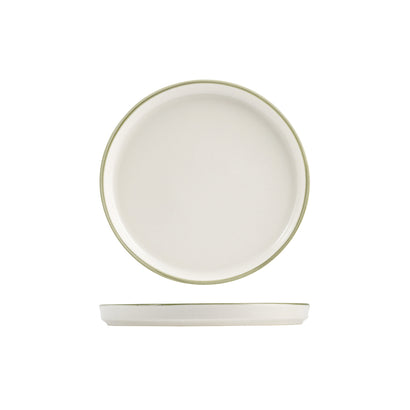 NMC Homestead Olive Round Walled Plate 210x22mm (6/ctn)