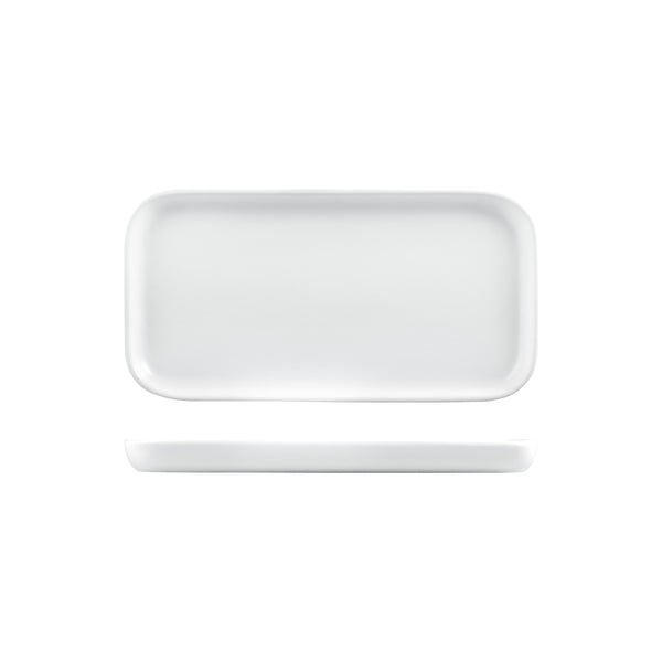 978711 Bevande Bianco Rectangular Tray 250x130x20mm Globe Importers Adelaide Hospitality Supplies