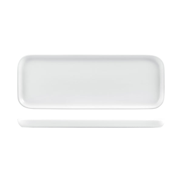978721 Bevande Bianco Rectangular Tray 350x130x20mm Globe Importers Adelaide Hospitality Supplies
