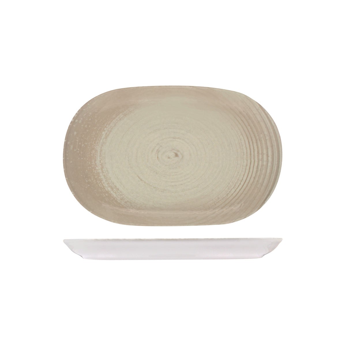 98820465 ID Fine Tornio Oval Coupe Platter 330x210mm Globe Importers Adelaide Hospitality Supplies