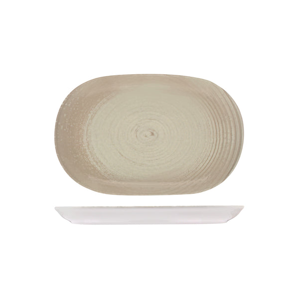 98820465 ID Fine Tornio Oval Coupe Platter 330x210mm Globe Importers Adelaide Hospitality Supplies