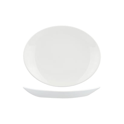 Churchill Orbit Oval Coupe Plate 270x229mm (12/ctn)