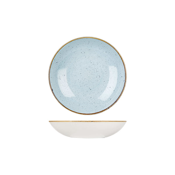 72.9975618.D Churchill Stonecast Duck Egg Round Coupe Bowl 182mm / 426ml Globe Importers Adelaide Hospitality Supplies