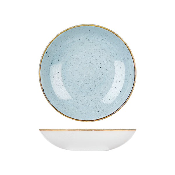 72.9975625.D Churchill Stonecast Duck Egg Round Coupe Bowl 248mm / 1136ml Globe Importers Adelaide Hospitality Supplies