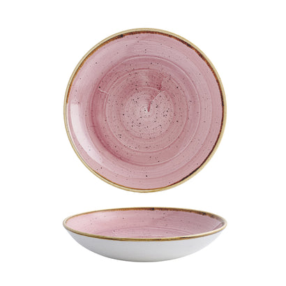 Churchill Stonecast Petal Pink Round Coupe Bowl 248mm / 1136ml