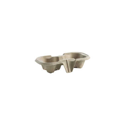 BioPak 2-Cup Pulp Tray (500/ctn)
