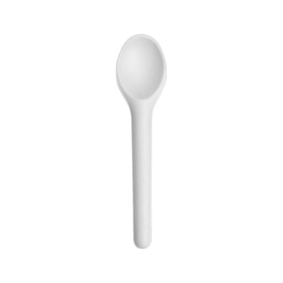 BioPak BioCane Spoon Plant Fibre White 150mm (1000/ctn)
