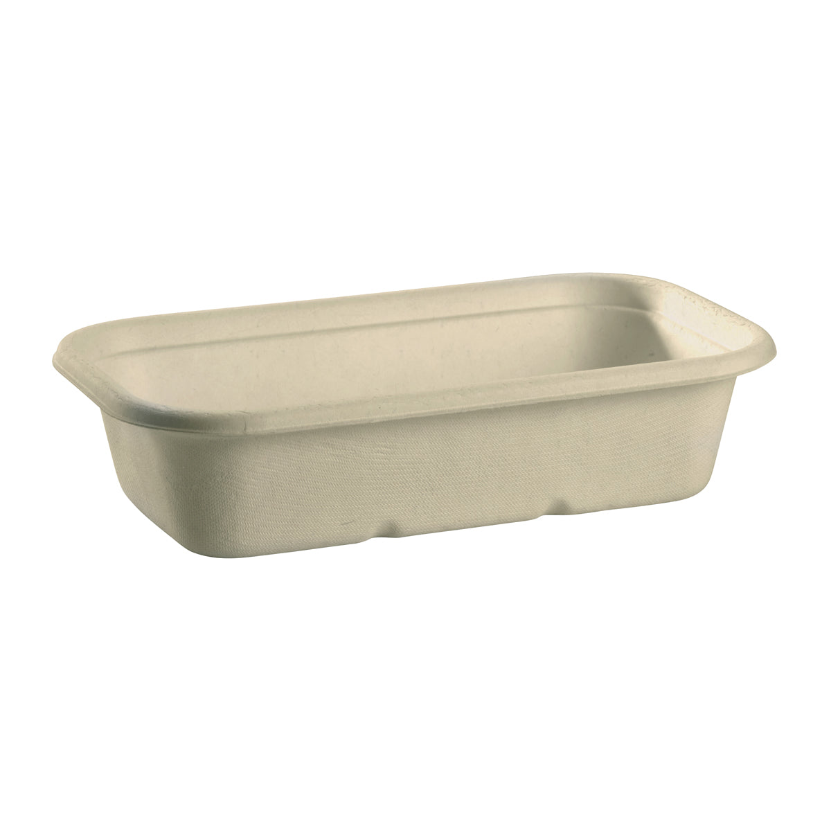 BP.B-LB-1000-N-PF BioPak BioCane Oblong Takeaway Container Plant Fibre Natural 1000ml Globe Importers Adelaide Hospitality Supplies
