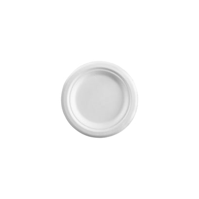 BioPak BioCane Round Plate Plant Fibre White 150mm / 6” (1000/ctn)