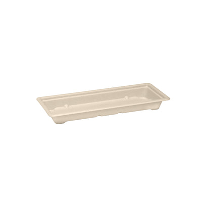 BioPak BioCane Sushi Tray Long Plant Fibre Natural221x91x24mm (600/ctn)