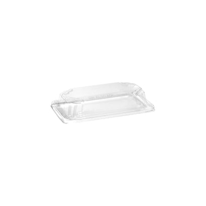 BioPak Clear PLA Sushi Tray Dome Lid Small 169x93x32mm (600/ctn)
