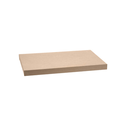BioPak FSC™ BioBoard Catering Tray Extra Large Lid Kraft 455x313x30mm (50/ctn)