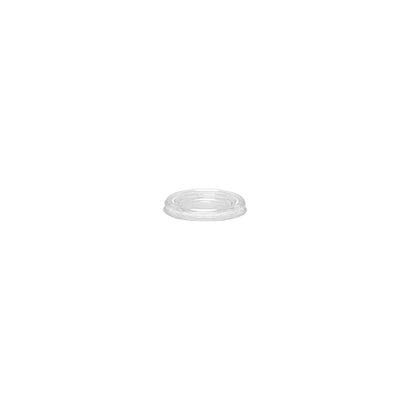 BioPak Clear PET Sauce Cup Lid 65mm (2500/ctn)