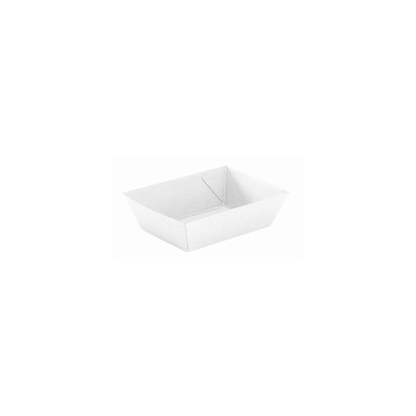 BP.BB-TRAY1-W BioPak FSC BioBoard Tray No.1 White 131x91x50mm Globe Importers Adelaide Hospitality Supplies