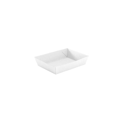 BioPak FSC™ BioBoard Tray No.3 White 180x134x45mm (250/ctn)