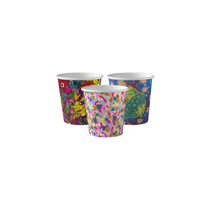 BioPak Single Wall Art Series BioCup (63mm) 120ml / 4oz (2000/ctn)