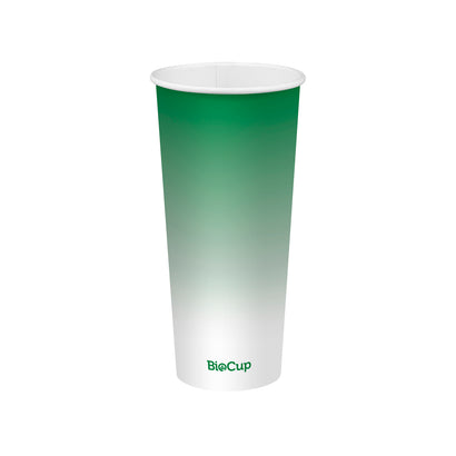 BioPak Cold Paper Green BioCup (90mm) 700ml / 24oz (500/ctn)