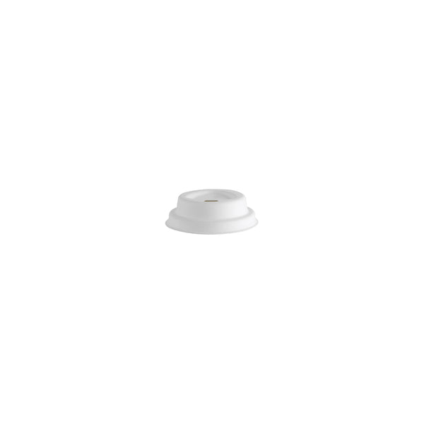 BP.BCL-4PULP-W BioPak 63mm BioCup White BioCane Lid Globe Importers Adelaide Hospitality Supplies